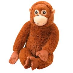 OUKEYI Gorilla stuffed animal 12-inch plush for cozy hugs and imaginative play.