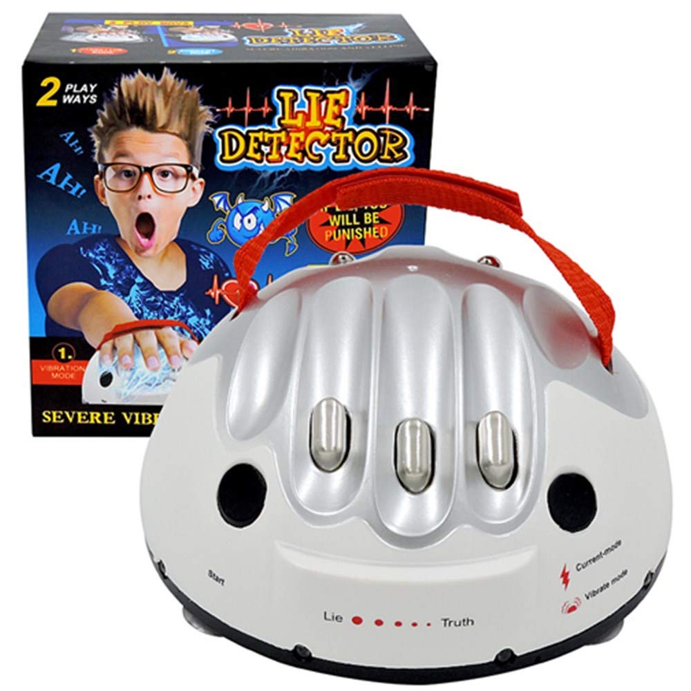 OUKEYI Lie Detector front view highlights its compact ABS body for easy party use.