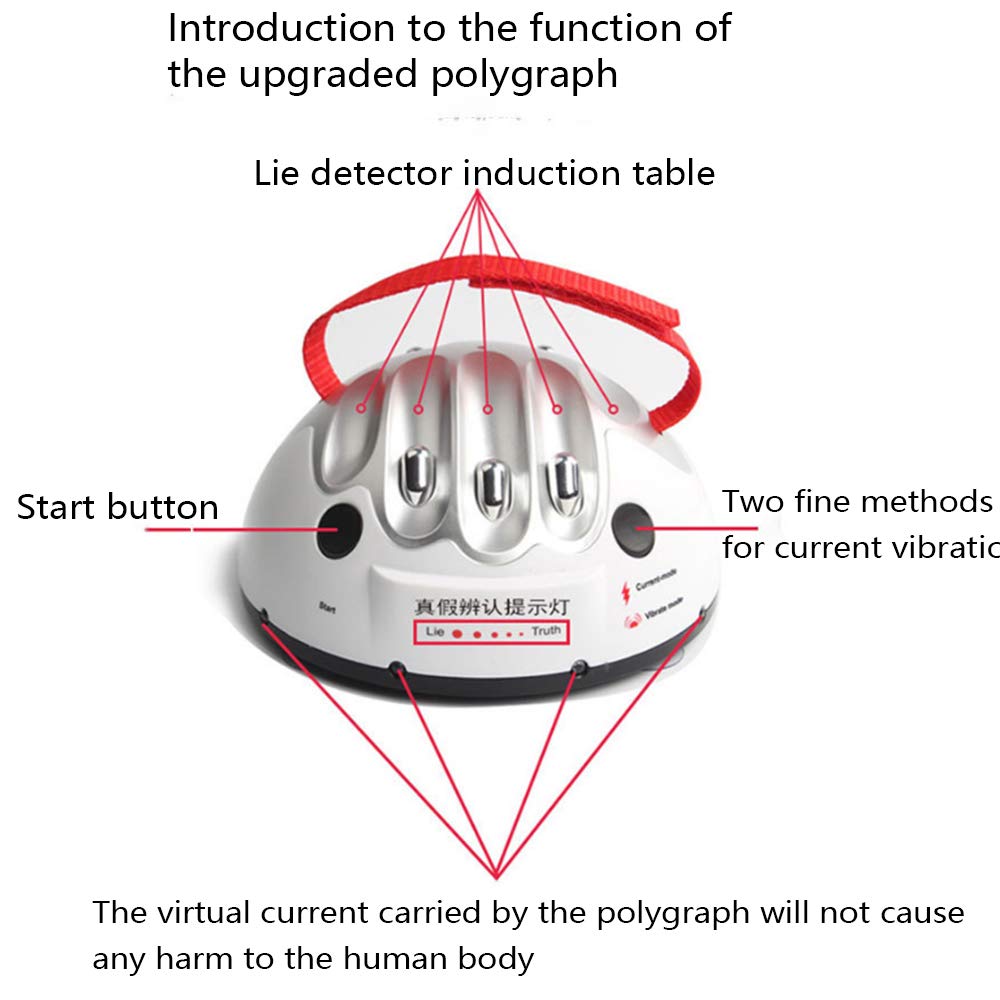 OUKEYI lie detector fingers placement illustrates user-friendly sensing slots