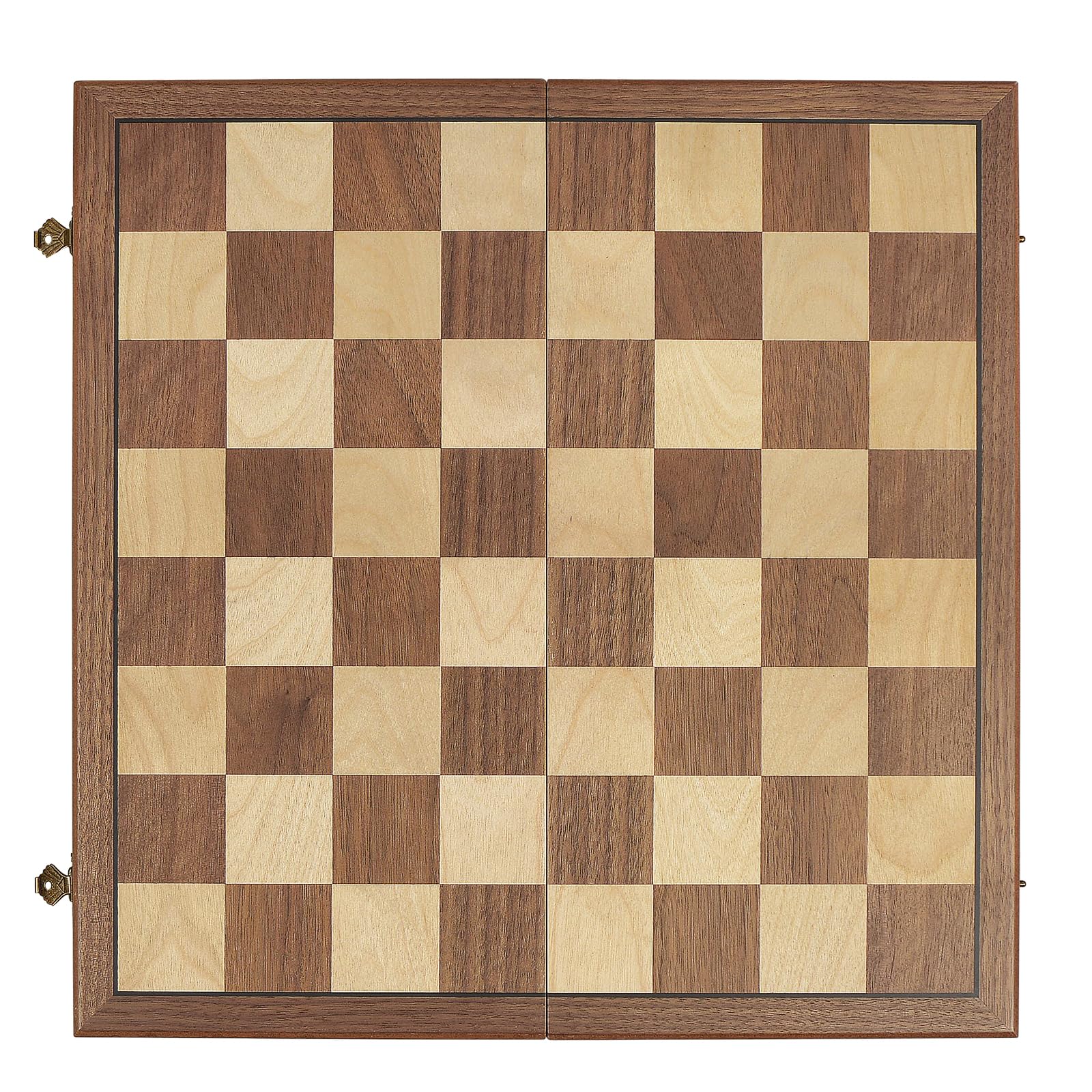 OUMODA compact wood board with built-in storage slots.