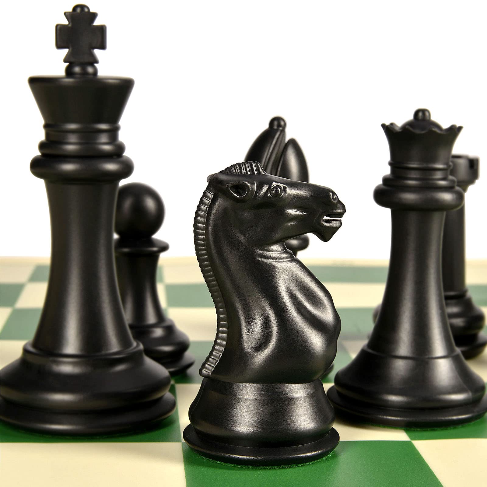 OUMODA silicone board 20x20 inches in green and white stays flat for easy play.