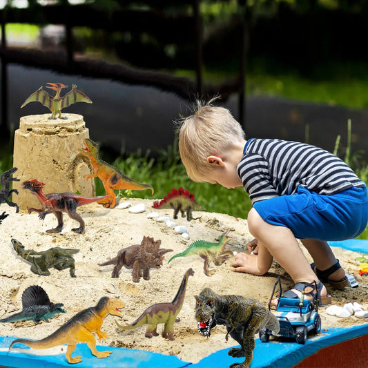 OuMuaMua Stegosaurus toy with durable colors for active play.