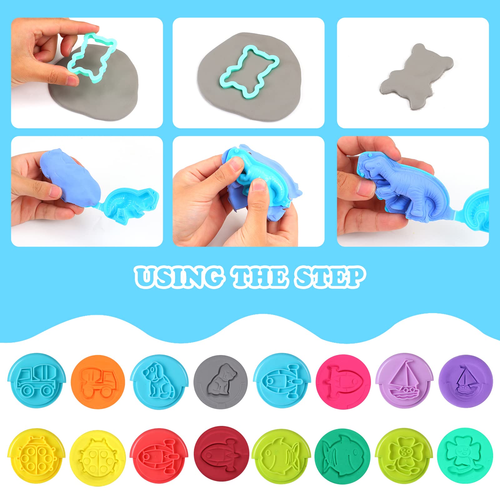Oun Nana extruder dough tools help create shapes with smooth, even textures.