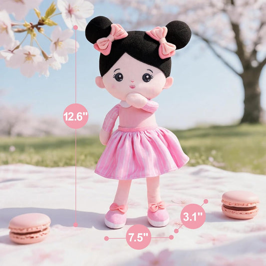 OUOZZZ teething-safe-fabric doll offers non-toxic, kid-friendly play for teething toddlers.