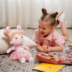 OUOZZZ bunny doll gift-ready with soft plush, a thoughtful keepsake.