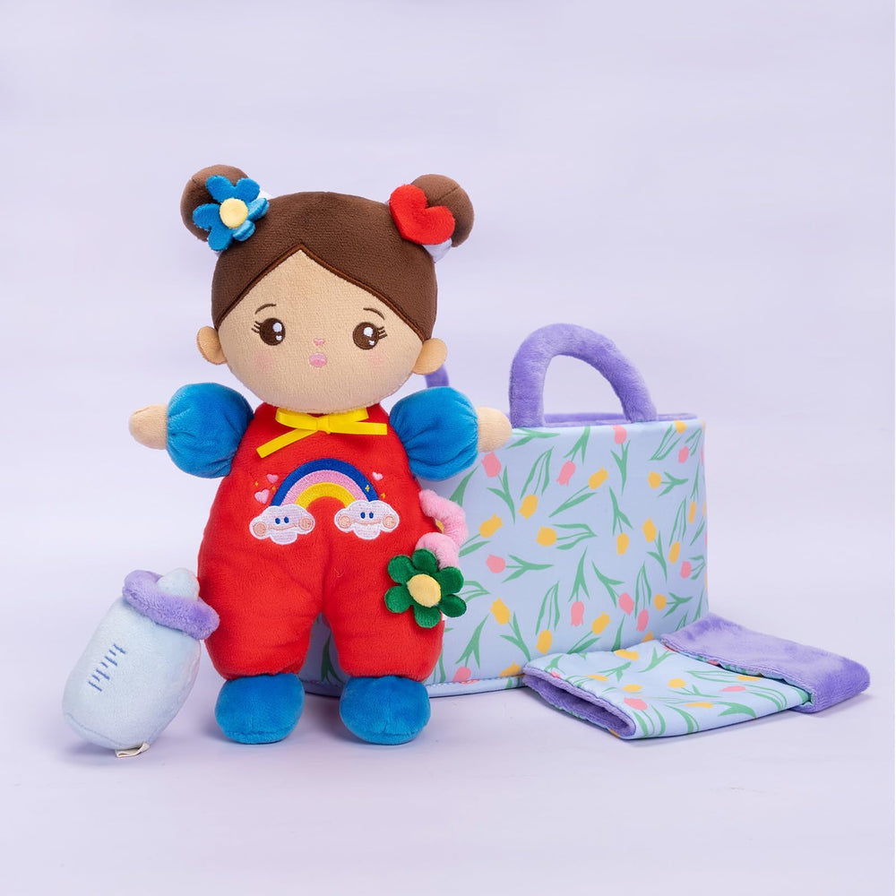 OUOZZZ soft bottle for doll enhances feeding pretend play and realism.
