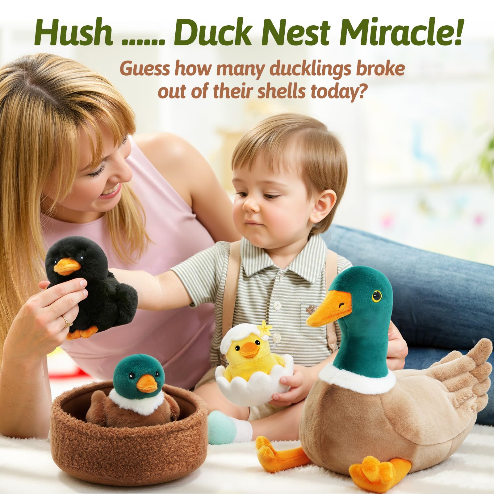 OUOZZZ soft grade A plush fabric keeps it safe and durable.