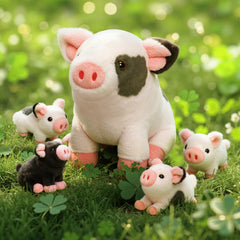 Family playtime with the pig plush supports bonding moments.