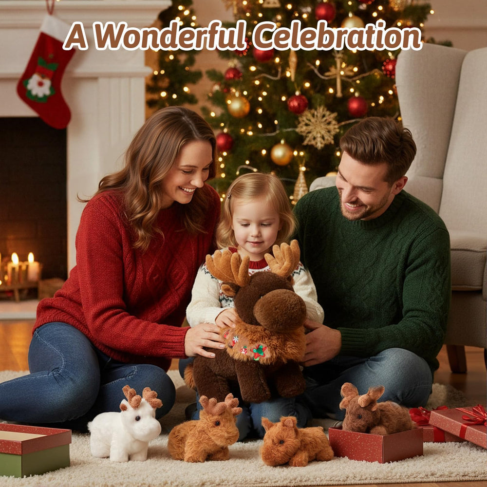 OUOZZZ Gift-ready forest toy set for toddlers and families.
