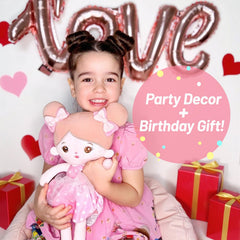 OUOZZZ gift-ready plush doll perfect for birthdays or baby showers