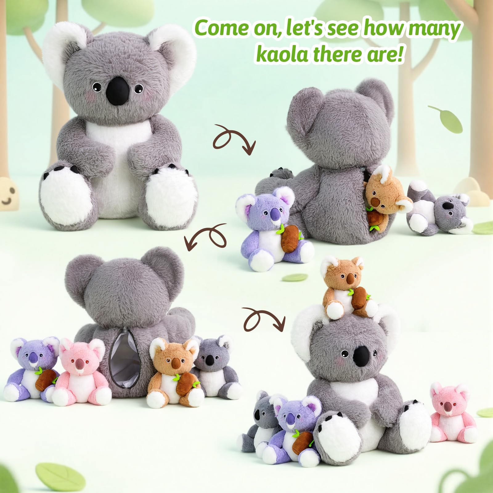 OUOZZZ Koala bedtime decor and cuddle buddy for a cozy night