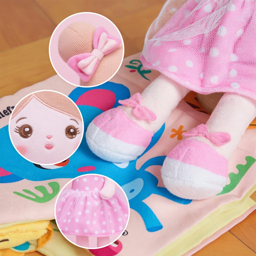 OUOZZZ original patented soft plush design withstands active, rough play
