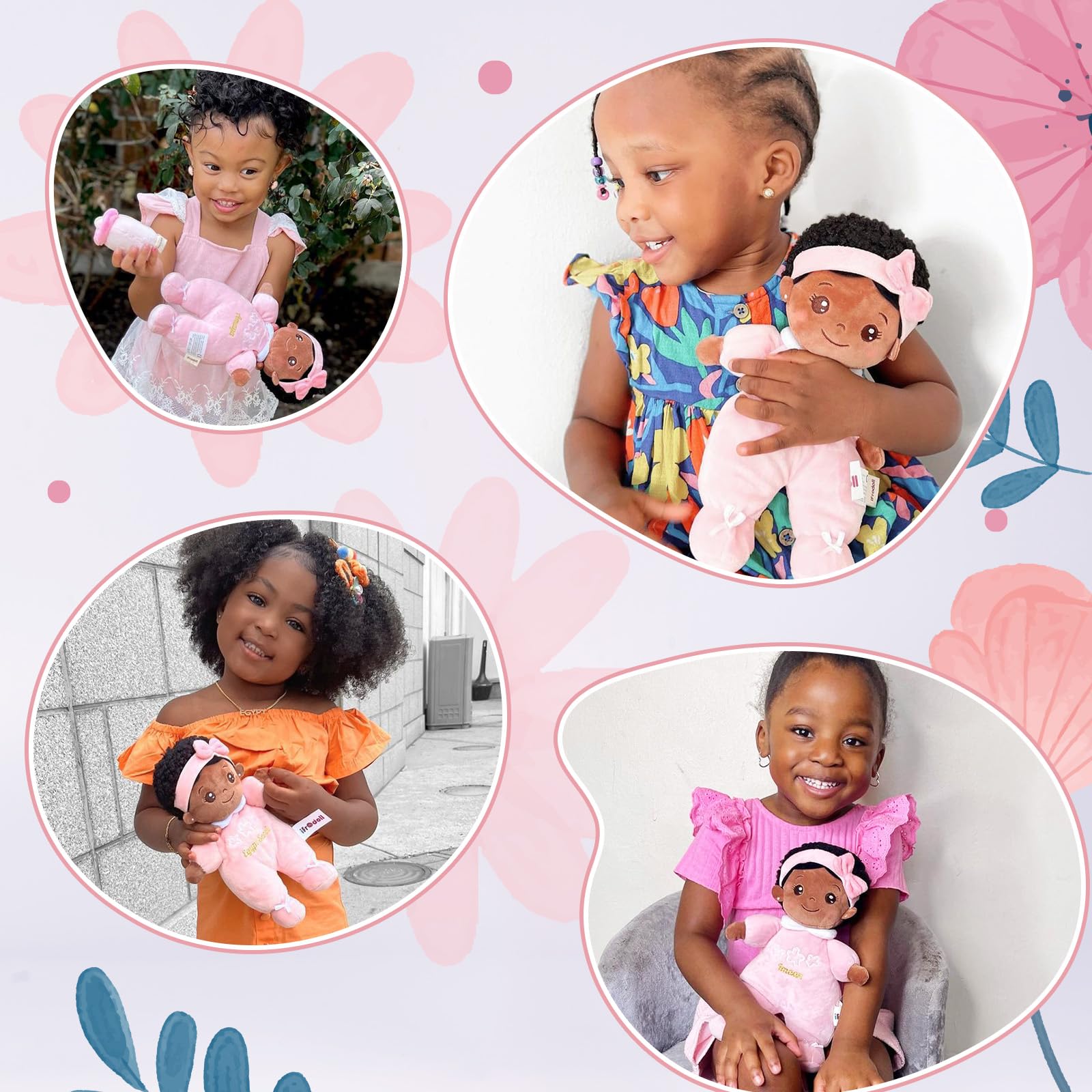 OUOZZZ soft doll invites imaginative play and emotional comfort.
