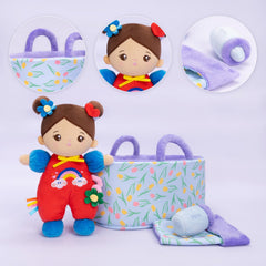 OUOZZZ plush basket included adds cozy storage and display appeal.