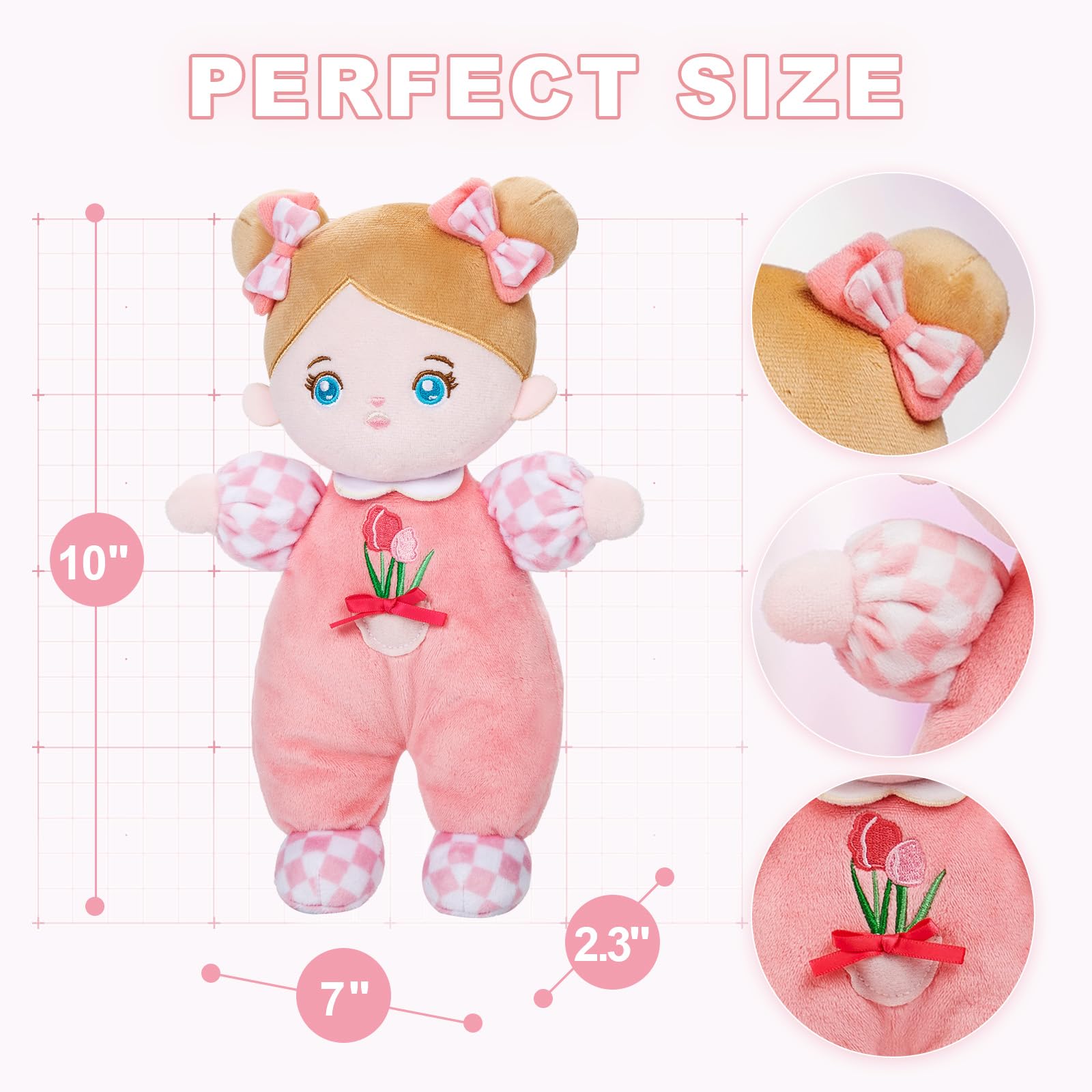 OUOZZZ original design toddler doll crafted for cozy role-play and imaginative stories