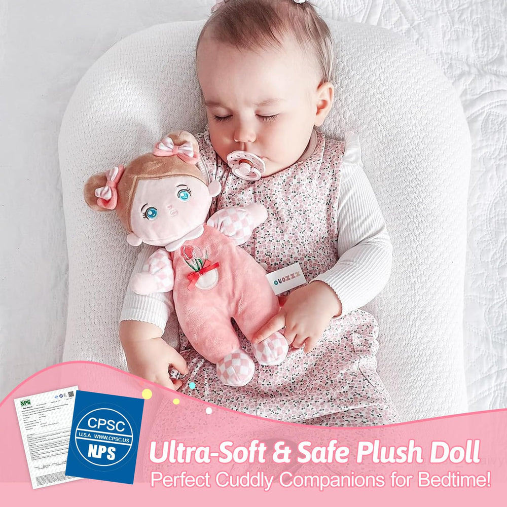 OUOZZZ soft-doll fabric detail showing durable stitching