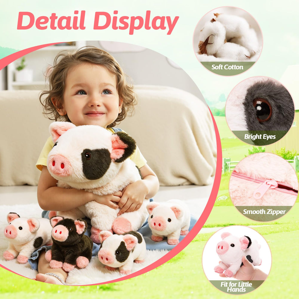 OUOZZZ plush uses soft, non-toxic materials for safe, gentle play.