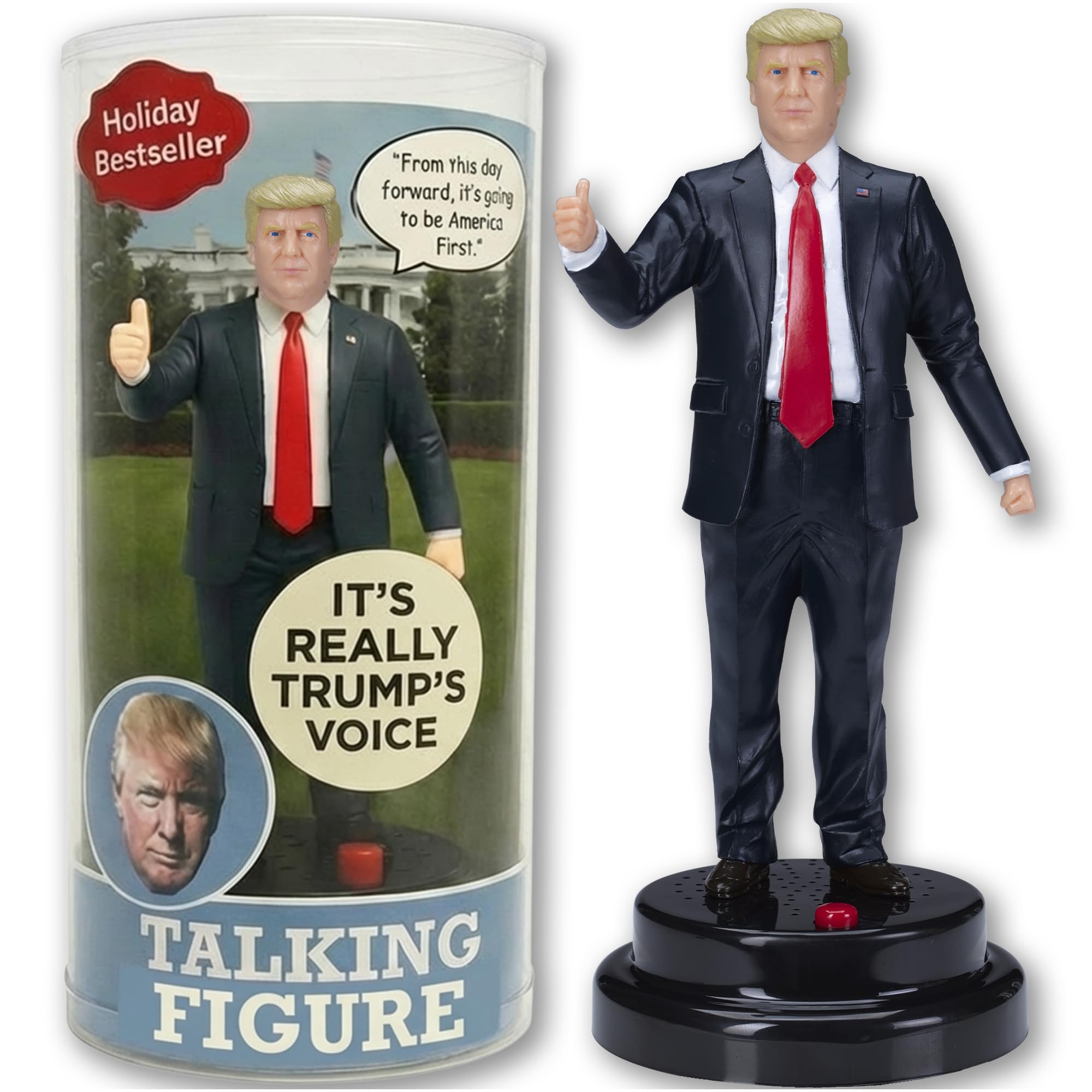 Our Friendly Forest Donald Trump Talking Figure with Real Voice for Easter laughs.