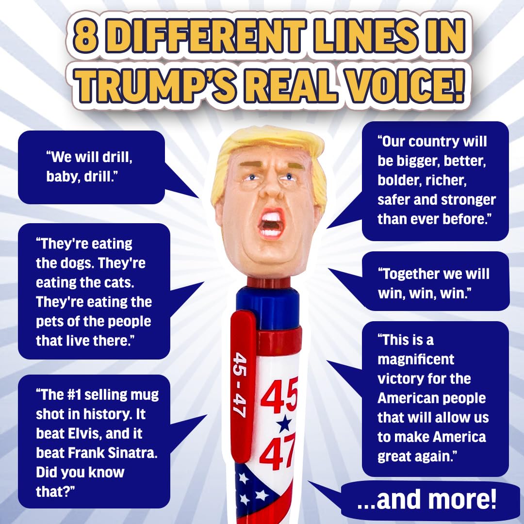 Our Friendly Forest Trump pen makes office gag gifts and conversations easier.