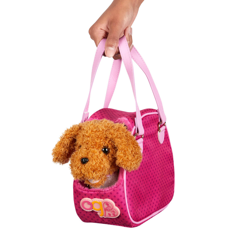 Our Generation dog treats pack for rewarding pretend behavior.