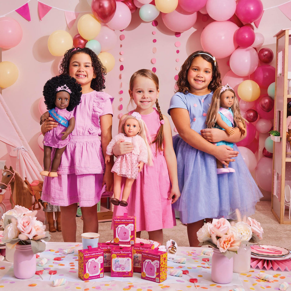 Our Generation drawer storage helps organize doll accessories.
