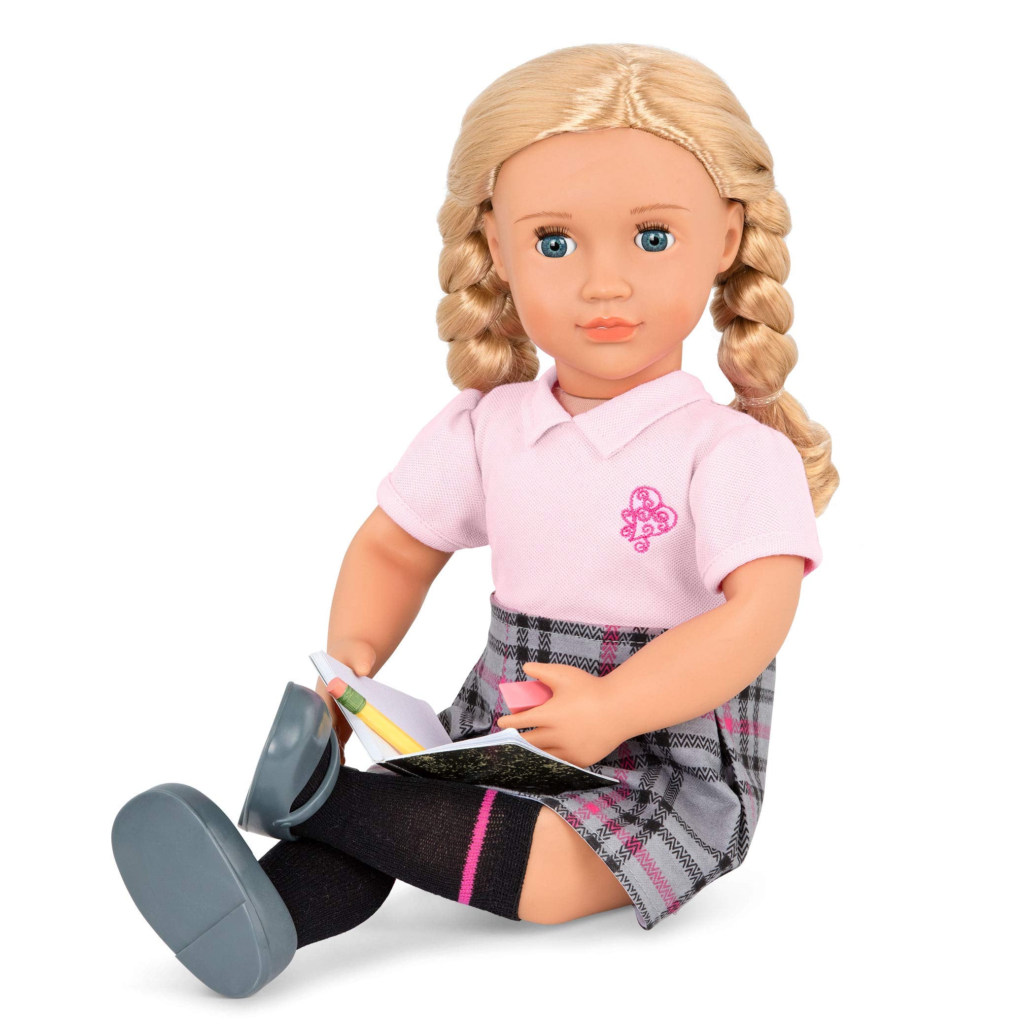 Our Generation Hally doll in holiday clothes for festive play