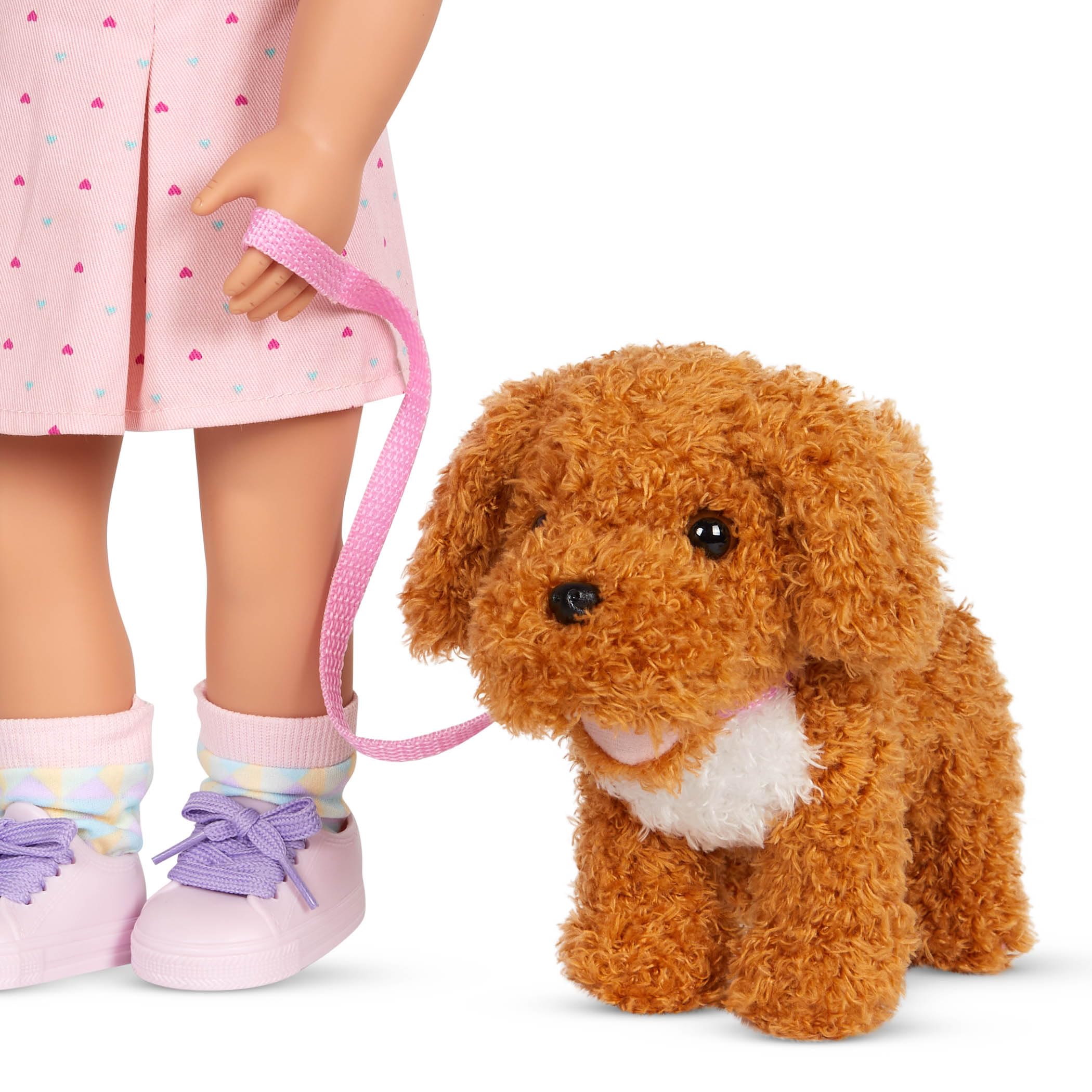 Our Generation water and food bowls enhance pretend meals for dolls.