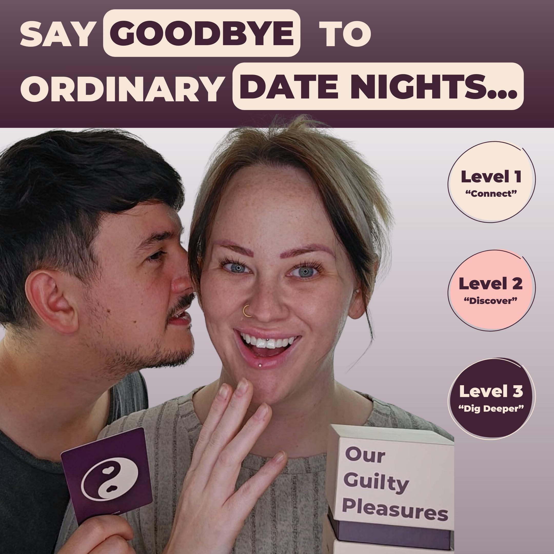 Our Guilty Pleasures level-3 prompts close-up sparking deeper dialogue between partners.