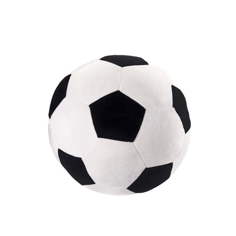OurHonor plush soccer ball outer stitching shows durable craftsmanship for lasting play.