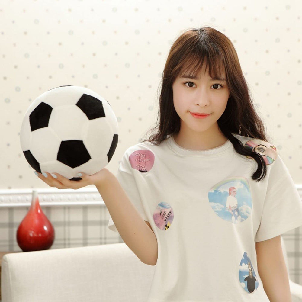 OurHonor plush soccer ball room decor adds playful energy to rooms.