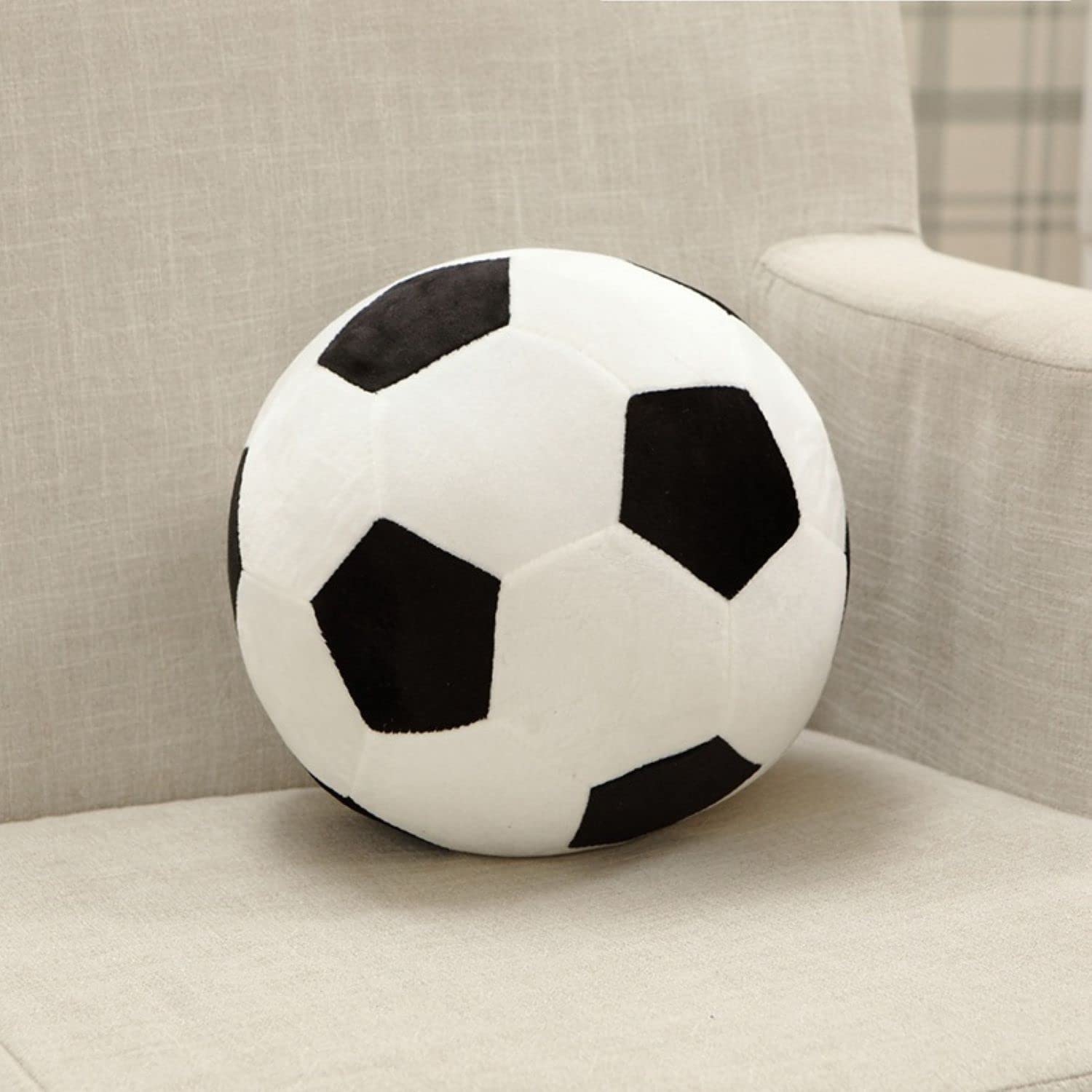 OurHonor plush soccer ball soft pile fabric offers cozy hugs and comfort.