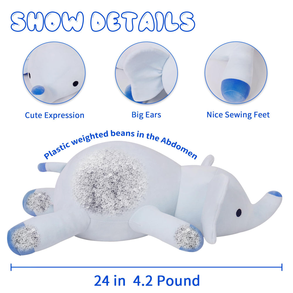 Close-up of OurHonor plush fabric highlights soft material and sturdy stitching.