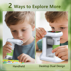OUTACT 2-in-1 microscope telescope camera demonstrates versatile observation