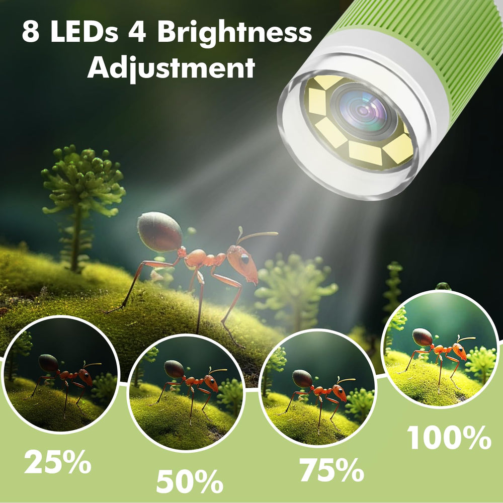 OUTACT zoom knob provides precise magnification from 50x to 1000x