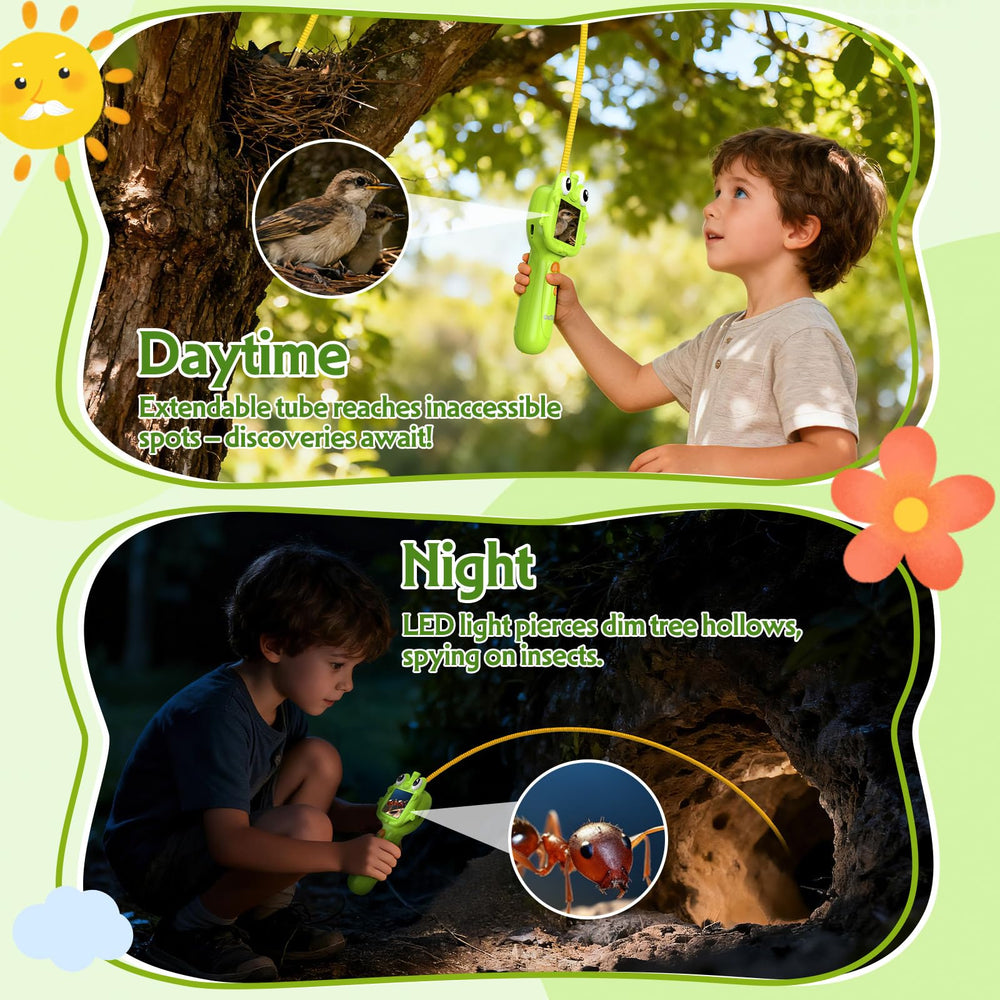 OUTACT Cartoon silicone decoration adds kid-friendly flair during exploration.
