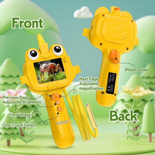 OUTACT flexible 1m snake scope enables easy maneuvering through tiny gaps for kids.