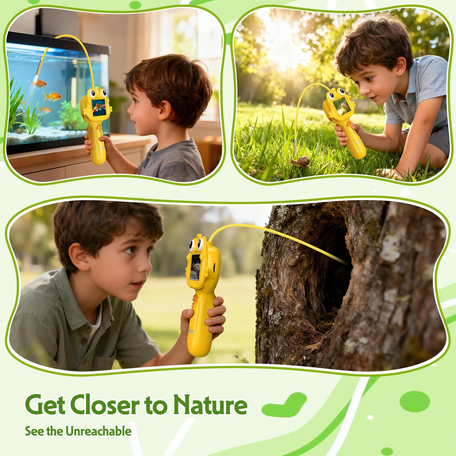 OUTACT squirrel-nest view captures tree hollow nesting and food storage details.