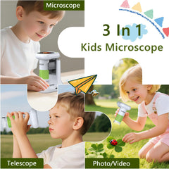 OUTACT Kids Microscope closeup lens highlights magnification and micro details