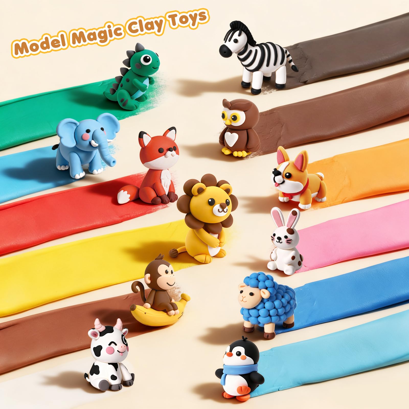 Outivity safe non-toxic clay for kids; odorless and mess-free for little hands
