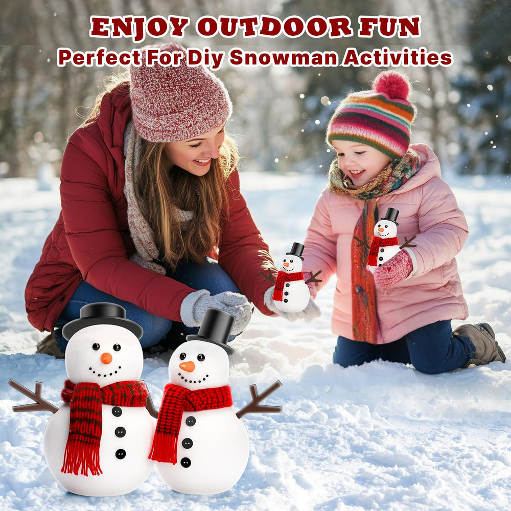 Outivity Snowman Kit arms: twig-style arms enhance poseable snowman characters.