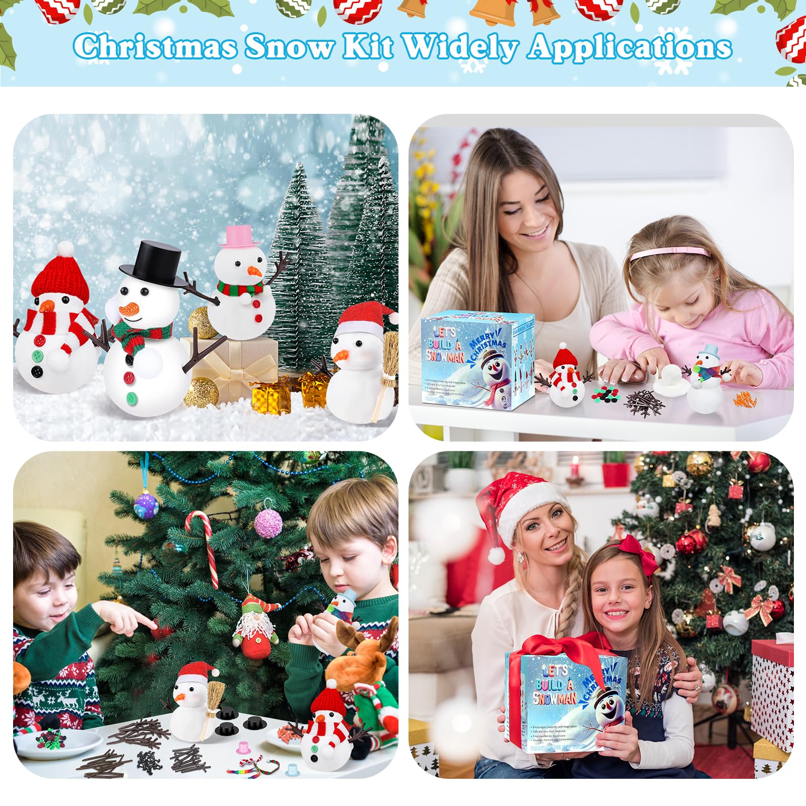 Outivity Snowman Kit drying process preserves creations as keepsakes after 24 hours.
