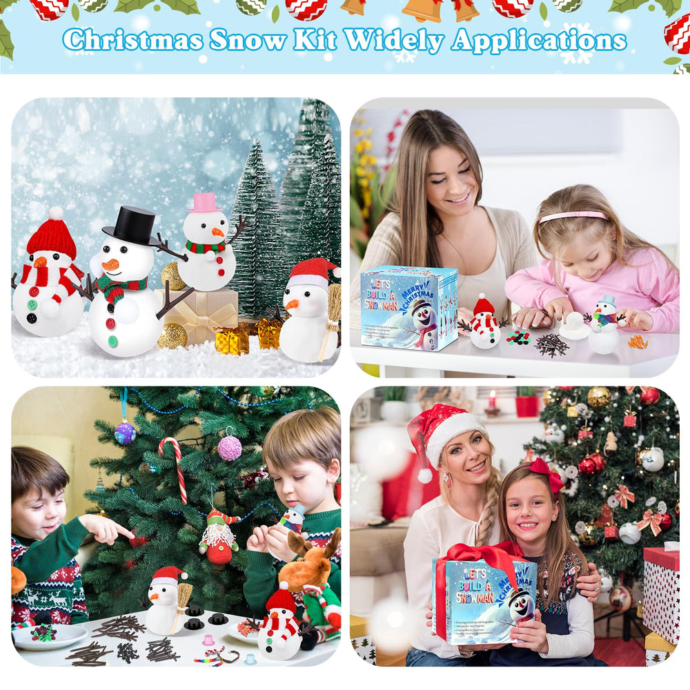 Outivity Snowman Kit drying process preserves creations as keepsakes after 24 hours.