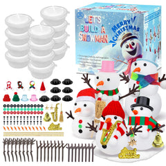 Outivity Snowman Kit packaging showcases vibrant components for creative winter crafts.