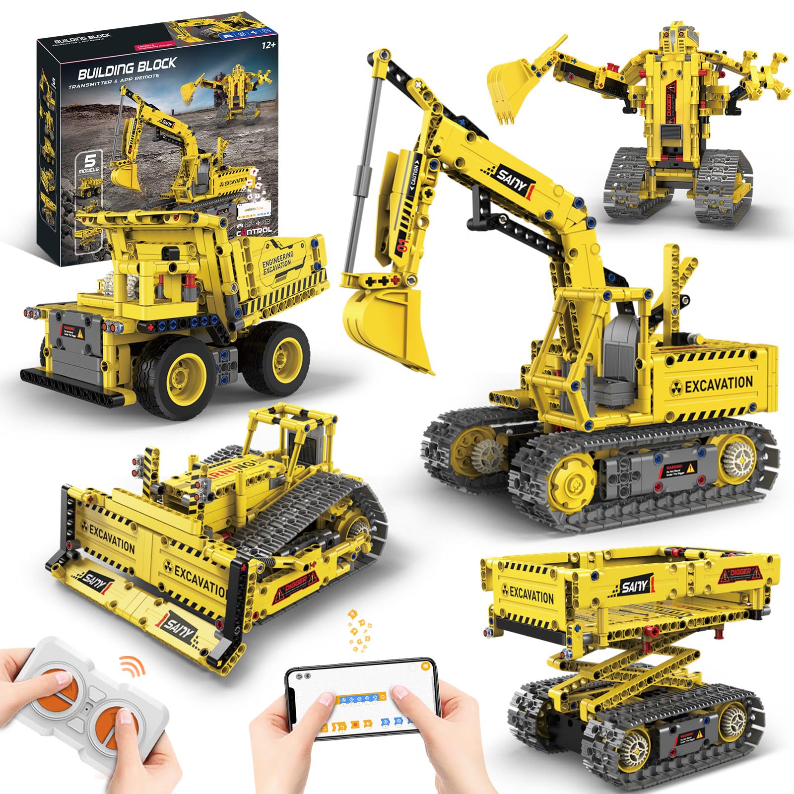 OUTOGO 5-in-1 robot kit models for kids enhance creativity during hands-on play.