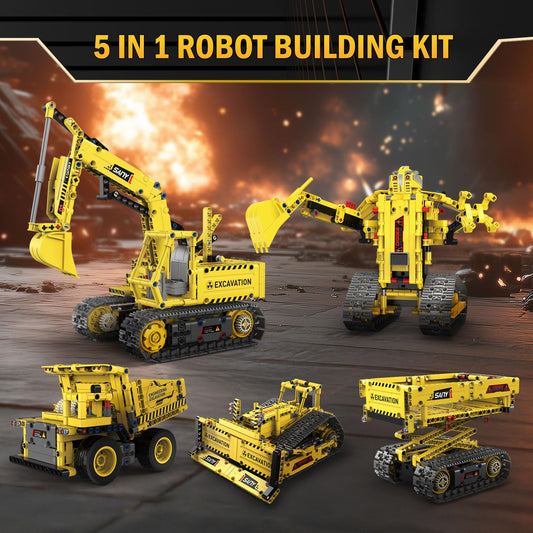 OUTOGO 555-pcs robot parts showcase rich components for budding engineers.