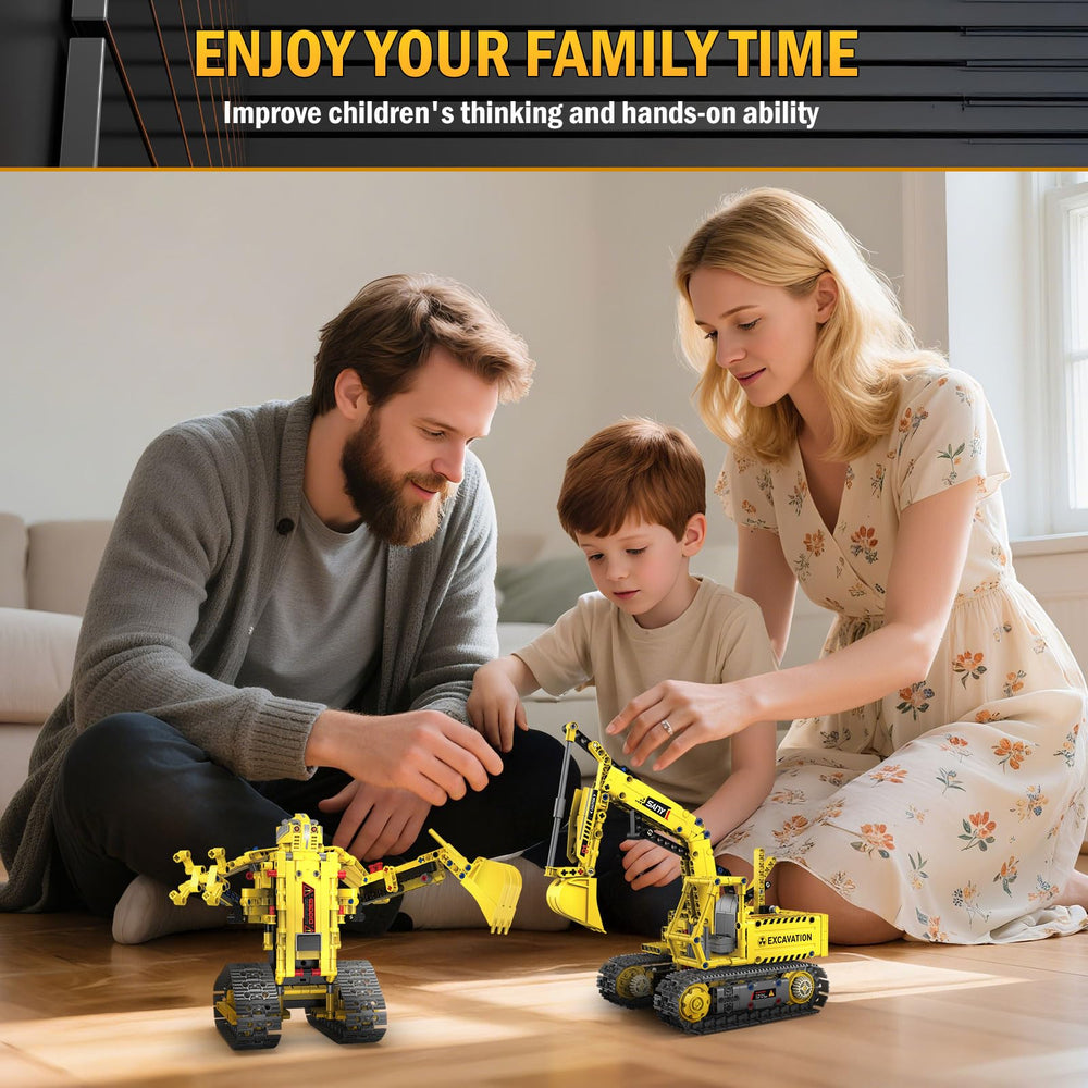 OUTOGO colorful step-by-step instructions aid easy, frustration-free building.