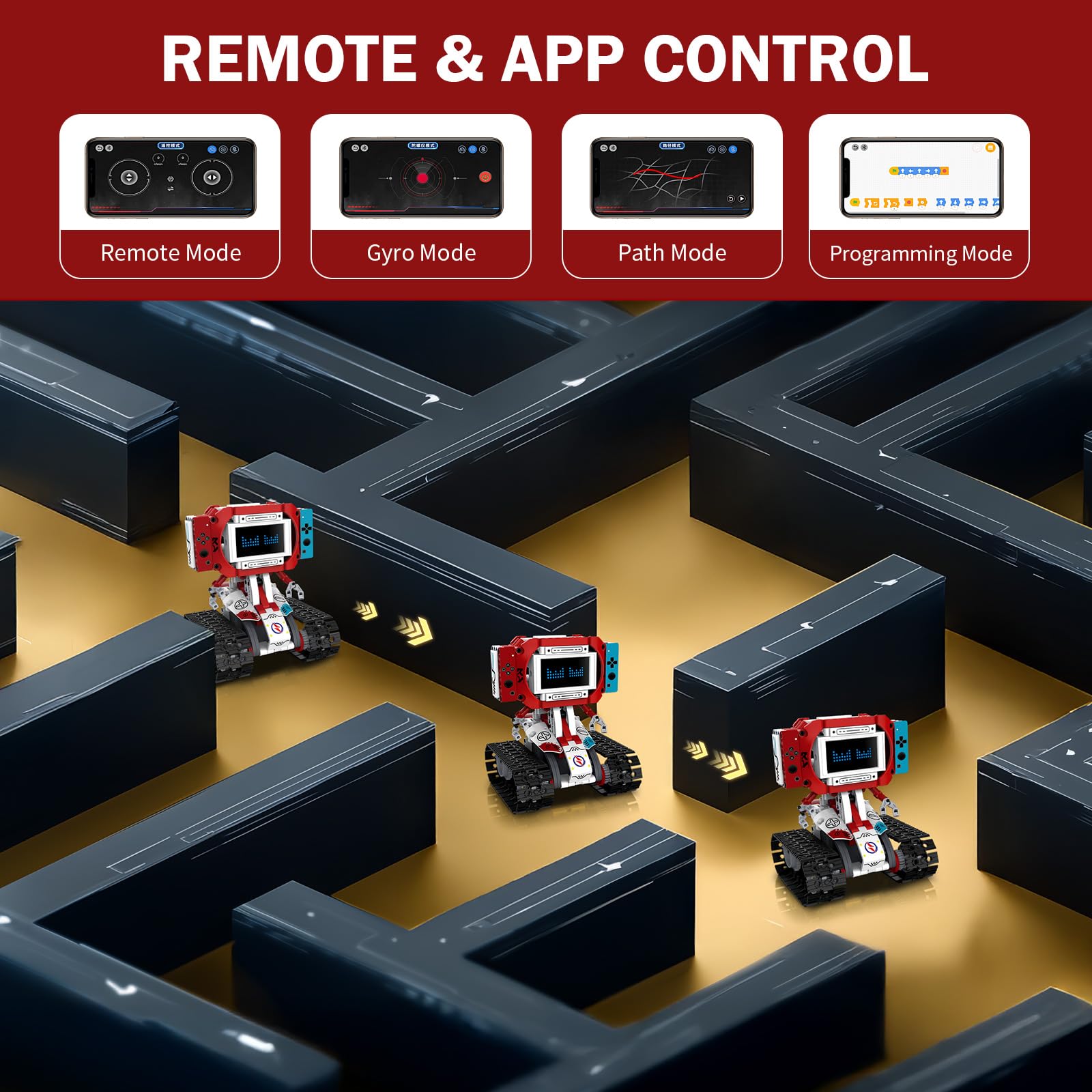 OUTOGO kids building a robot during playtime encourages collaboration.