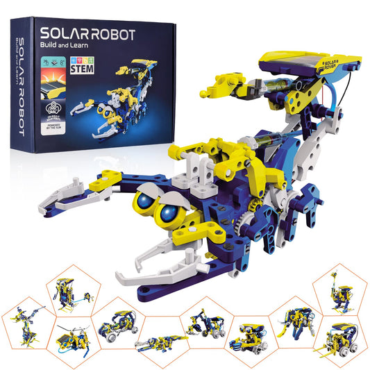 OUTOGO STEM 11-in-1 solar robot kit promotes hands-on learning for kids.