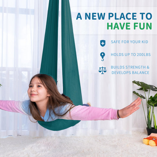 OUTREE indoor therapy swing for kids promotes focused, engaging playtime.