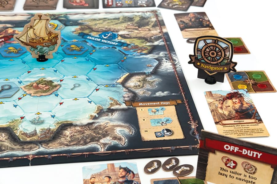 Outset Media Feed The Kraken Essential Edition player mats support smooth discussion during play.